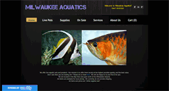 Desktop Screenshot of milwaukeeaquatics.com