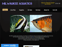 Tablet Screenshot of milwaukeeaquatics.com